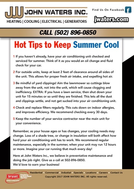 Read more about the article Summer HVAC Tips