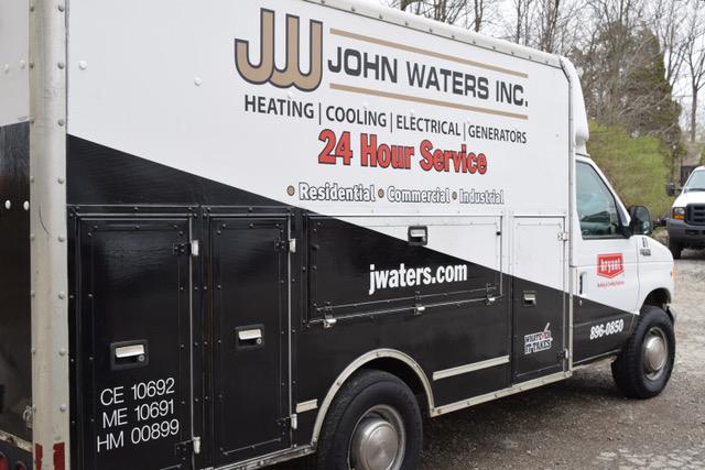 john waters hvac service truck